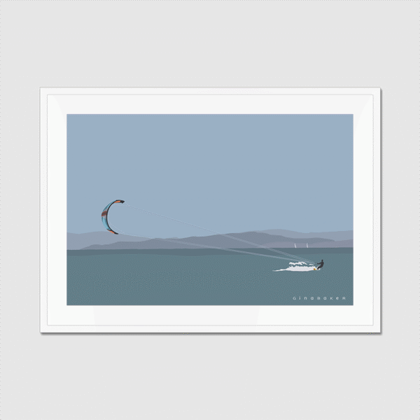 Kite Surfer on Southbourne Beach