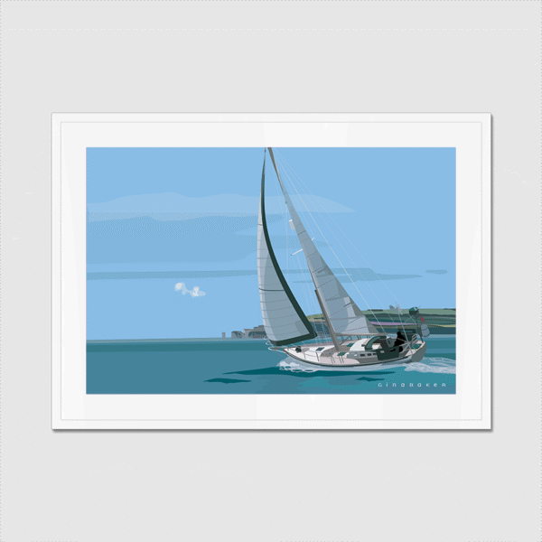 Boat at Old Harry Rocks