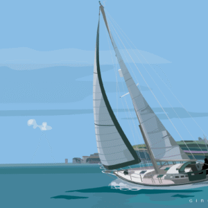 Boat at Old Harry Rocks