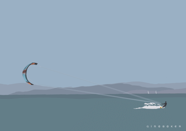 Kite Surfer on Southbourne Beach - Image 2