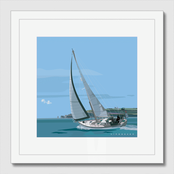 Boat at Old Harry Rocks