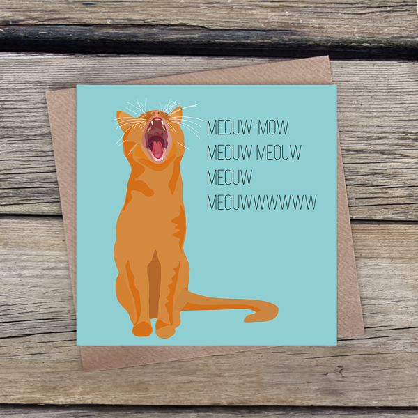 Tabby Cat Happy Birthday