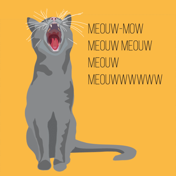 Grey Cat Happy Birthday - Image 2