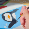 WOS Painting Swimming Penguin